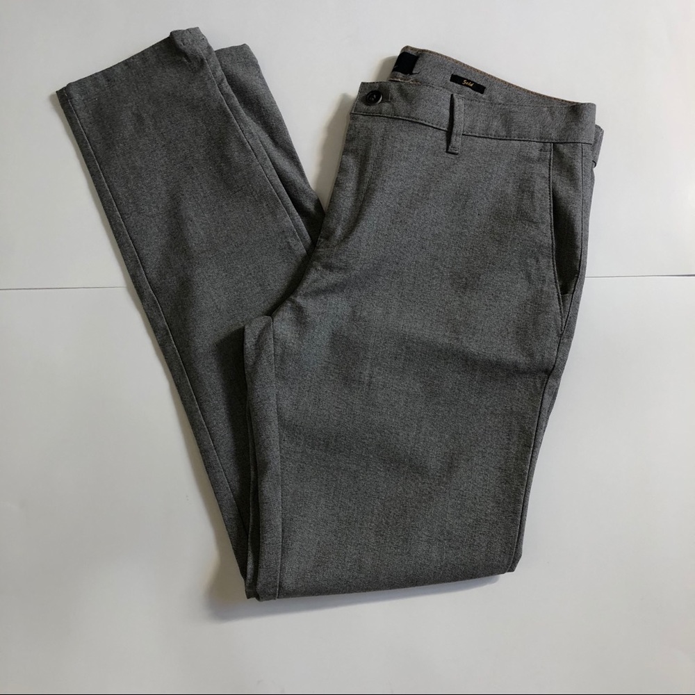 Zara Man 'Gold' Label Heathered Gray Trousers